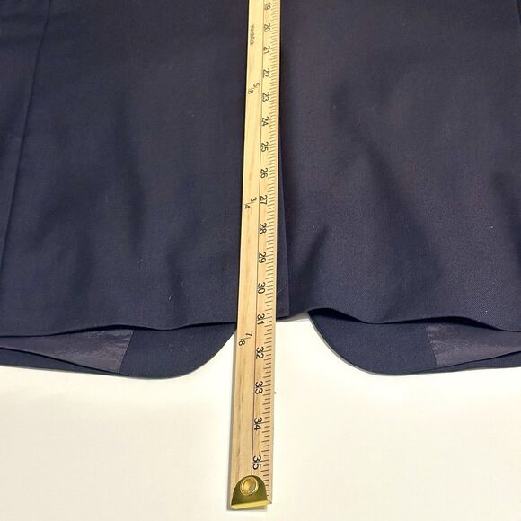 Lauren RALPH LAUREN Navy Blue Gold Button Sport Coat Suit Blazer 42R Wool - Picture 5 of 15